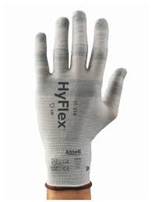 Gants HyFlexMD 11-318 Grand/9 Résistant Coupures Calibre 18 Enveloppe DyneemaMD ANSI/ISEA 105 Niveau 2
