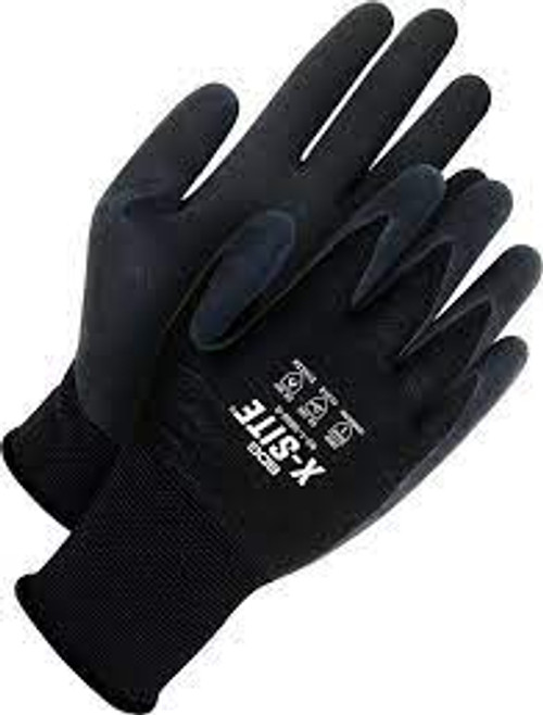 Gants enduits synthétiques, Taille 7, Calibre 13, Revêtement HPTMC, Enveloppe Nylon, Niveau 1 ANSI/ISEA 105