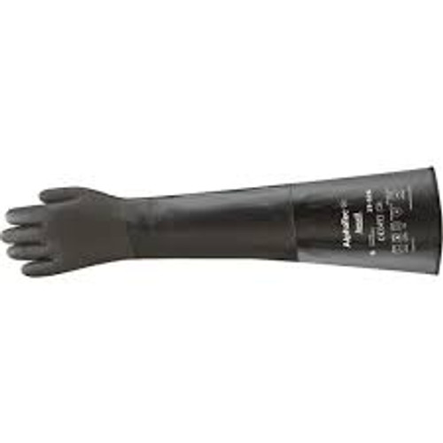 Gants chimiques AlphaTecMD 19-026, Taille 10, 26" lo, Néoprène, Doublure Coton Gants chimiques AlphaTecMD 19-026, Taille 10, 26" lo, Néoprène, Doublure Coton