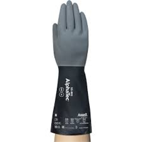 Gants chimiques AlphaTecMD, Taille 9, 13" lo, Néoprène/Nitrile, Doublure Nylon, 17 mils Gants chimiques AlphaTecMD, Taille 9, 13" lo, Néoprène/Nitrile, Doublure Nylon, 17 mils