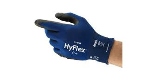 Gants HyFlexMD 11-816, Taille 9, Mousse de nitrile, Calibre 18, Nylon/Spandex Gants HyFlexMD 11-816, Taille 9, Mousse de nitrile, Calibre 18, Nylon/Spandex