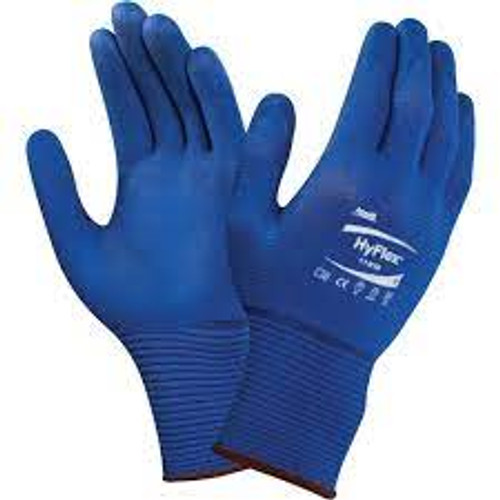Gants HyflexMD 11-818, Taille 7, Mousse de nitrile, Calibre 18, Nylon Gants HyflexMD 11-818, Taille 7, Mousse de nitrile, Calibre 18, Nylon