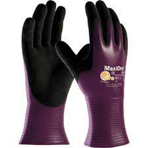 Gants MaxiDry 56-426, Taille 9, Nitrile, Calibre 15, Nylon Gants MaxiDry 56-426, Taille 9, Nitrile, Calibre 15, Nylon