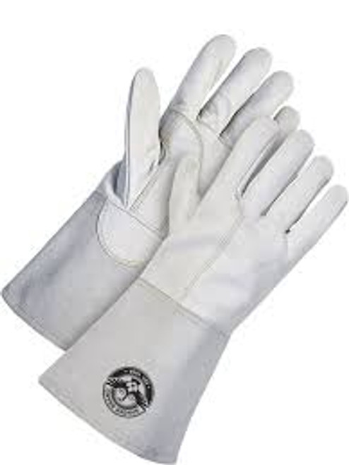 Gants soudage arc TIG, Cuir chèvre refendu, Taille Moyen