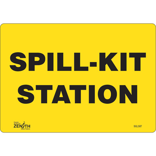 Spill Kit Station 7x10 Vinyle Anglais Spill Kit Station 7x10 Vinyle Anglais