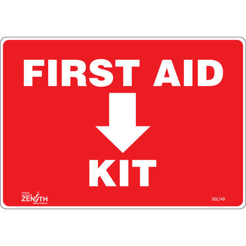 First Aid Kit 7x10 Vinyle Anglais Pictogramme First Aid Kit 7x10 Vinyle Anglais Pictogramme