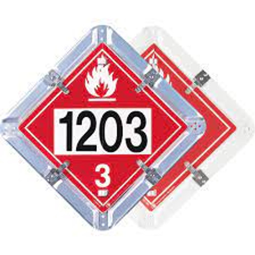 Plaque essence 2 légendes interchangeables Aluminium Plaque essence 2 légendes interchangeables Aluminium