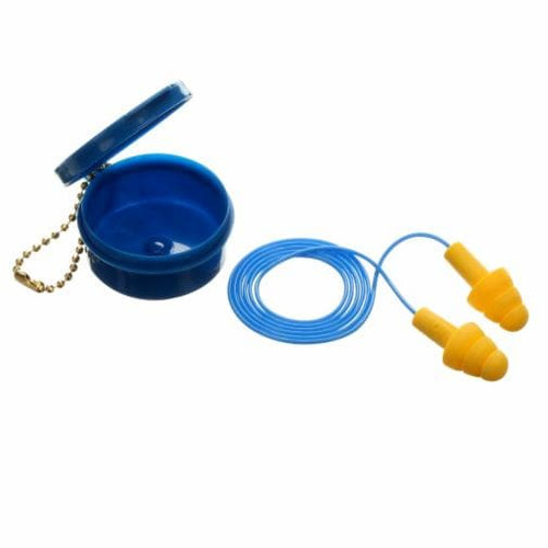 Bouchons oreilles pré-moulés Ultrafit avec cordon, Boîtier plastique, 25 dB NRR, Taille unique Bouchons oreilles pré-moulés Ultrafit avec cordon, Boîtier plastique, 25 dB NRR, Taille unique