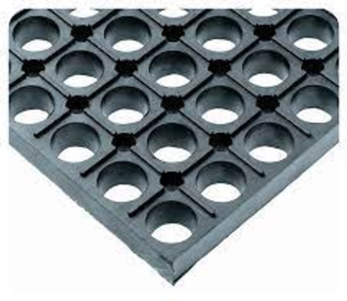 Tapis WorkSafe No 477, Fentes, 2' x 3' x 7/8", Noir, Caoutchouc naturel Tapis WorkSafe No 477, Fentes, 2' x 3' x 7/8", Noir, Caoutchouc naturel