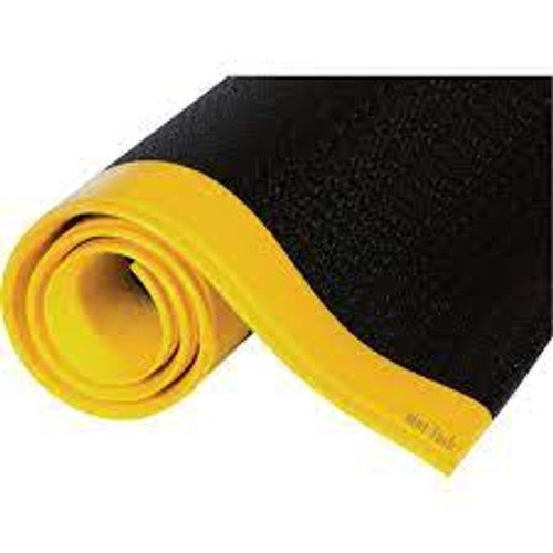 Tapis Tuff-SpunMD Noir/Jaune 3' x 12' x 3/8" Éponge PVC Tapis Tuff-SpunMD Noir/Jaune 3' x 12' x 3/8" Éponge PVC