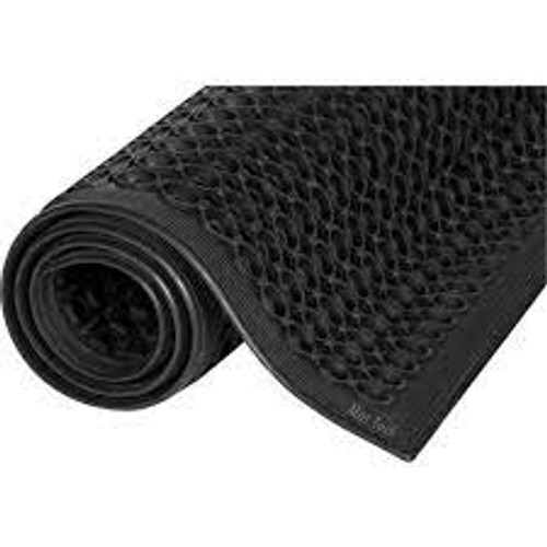 Tapis SafewalkMC Léger Nid d'abeilles 3' x 5' x 1/2" Noir Caoutchouc Tapis SafewalkMC Léger Nid d'abeilles 3' x 5' x 1/2" Noir Caoutchouc