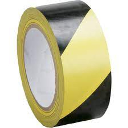 Rubans signalisation danger laminé 2" x 108' PVC noir jaune Rubans signalisation danger laminé 2" x 108' PVC noir jaune