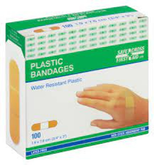 Bandage Rectangulaire Carrée 3" Plastique Détectable Stérile Bandage Rectangulaire Carrée 3" Plastique Détectable Stérile