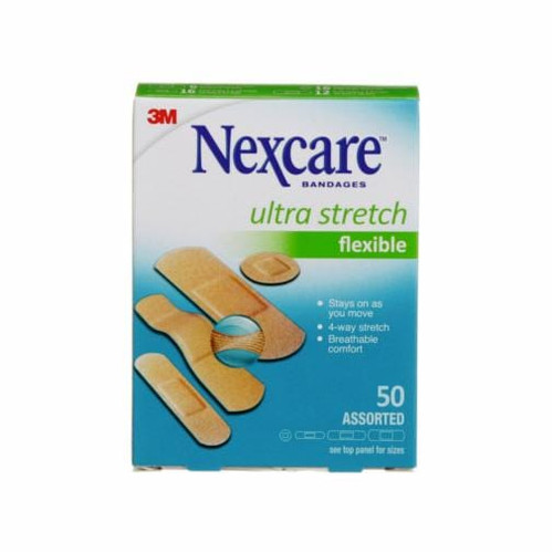 Pansements ultra-extensibles NexcareMC Assorti Plastique Non stérile Pansements ultra-extensibles NexcareMC Assorti Plastique Non stérile