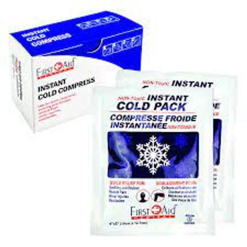 Compresses instantanées froides 4" x 6"/6" x 4" - Utilisation unique Compresses instantanées froides 4" x 6"/6" x 4" - Utilisation unique