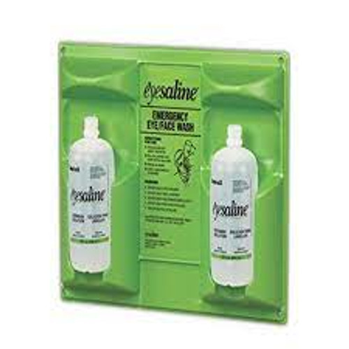 Support mural solution saline douche oculaire Double