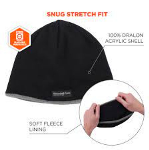Tuque en Molleton Noir Taille Unique Tuque en Molleton Noir Taille Unique