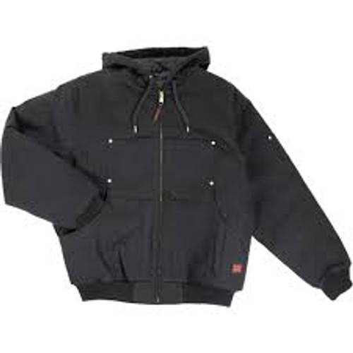 Blouson toile lourde capuchon Hommes 3T-Grand Noir Blouson toile lourde capuchon Hommes 3T-Grand Noir