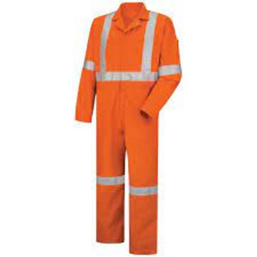 Combinaison Haute Visibilité Hommes Orange Taille 44 Combinaison Haute Visibilité Hommes Orange Taille 44