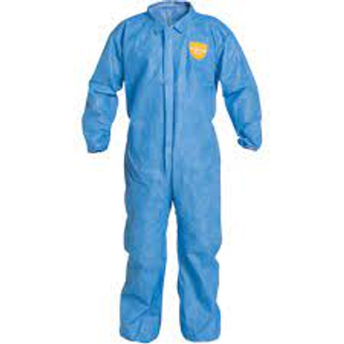 Combinaisons de protection ProShieldMD 10, taille moyenne, couleur bleue, en SMS