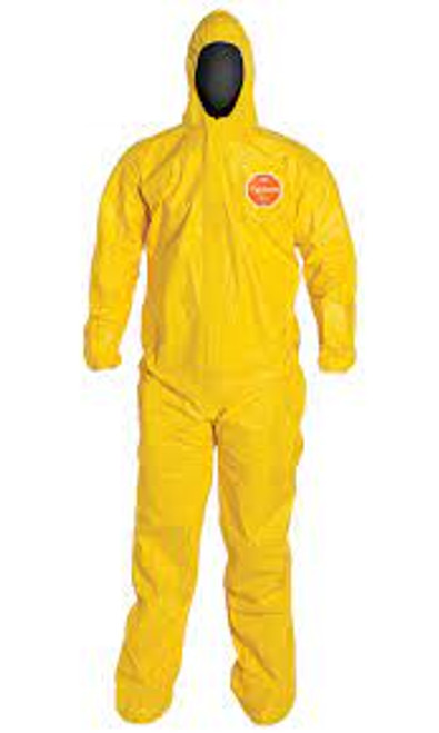 Combinaisons 2000 TychemMD, Taille Grand, Couleur Jaune Combinaisons 2000 TychemMD, Taille Grand, Couleur Jaune