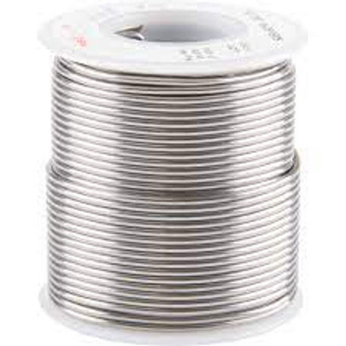 Métal d'apport standard à base de plomb 50% étain 50% plomb âme Acide dia. 0,0625"