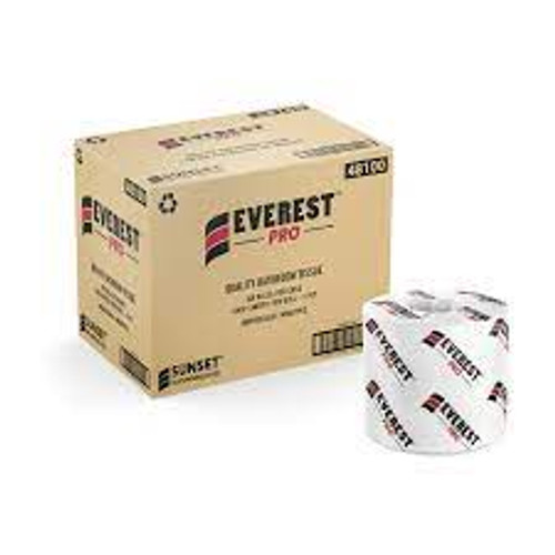 Papier hygiénique Everest ProMC 1 Pli 1000 Feuilles par Rouleau Longueur 250' Blanc