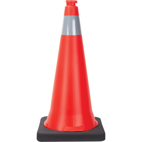 Signalisation 28 pouces orange avec bande réfléchissante de 4 pouces SGU800 Signalisation 28 pouces orange avec bande réfléchissante de 4 pouces SGU800