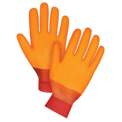 Gants doublés hiver Taille Grand 9 12" lo PVC Doublure Molleton mousse Gant calibre hiver SDN590