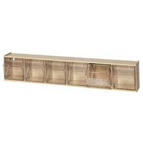 Casiers modulaires Tip-Out 23-5/8" x 3-5/8" x 4-1/2" avec 6 tiroirs QTB306IV Casiers modulaires Tip-Out 23-5/8" x 3-5/8" x 4-1/2" avec 6 tiroirs QTB306IV