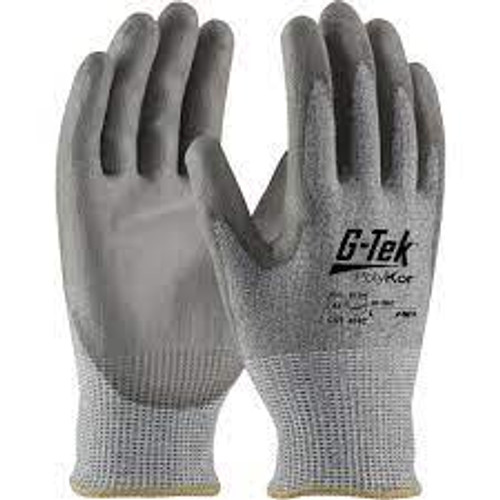 Gants résistants coupures G-Tek PolyKor, Taille Grand, Calibre 13, Revêtement Polyuréthane, Enveloppe Polyéthylène (Paquet de 6) GP16560L Gants résistants coupures G-Tek PolyKor, Taille Grand, Calibre 13, Revêtement Polyuréthane, Enveloppe Polyéthylène (Paquet de 6) GP16560L