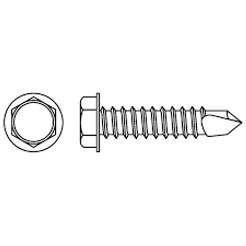 Tête hexagonale embase autoforeuse (Paquet de 100) 582694