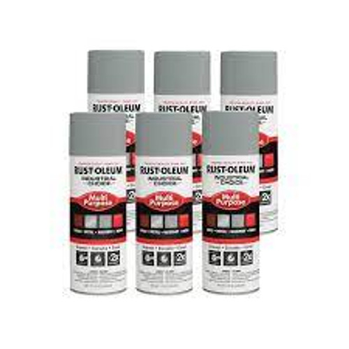 Peinture émail multi-usage vaporisée, Gris Brillant, 12 oz, Canette aérosol 214645 Peinture émail multi-usage vaporisée, Gris Brillant, 12 oz, Canette aérosol 214645