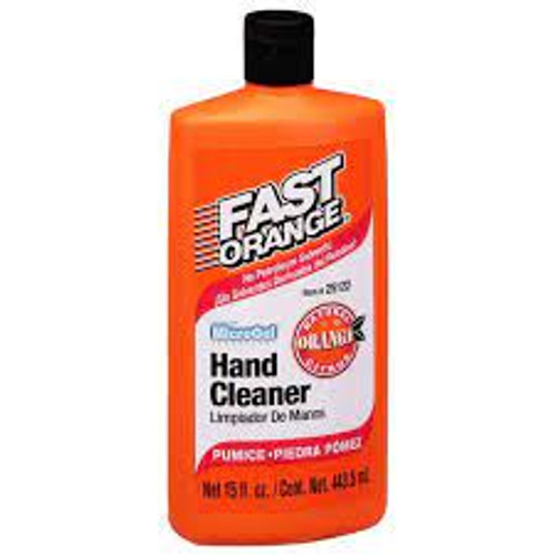 Nettoyant mains Pierre ponce 443 ml Bouteille Orange 25117 Nettoyant mains Pierre ponce 443 ml Bouteille Orange 25117