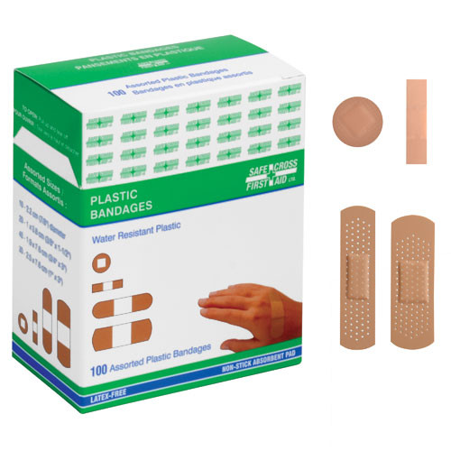 Bandages Stériles en Plastique Assortis 3526 Bandages Stériles en Plastique Assortis 3526