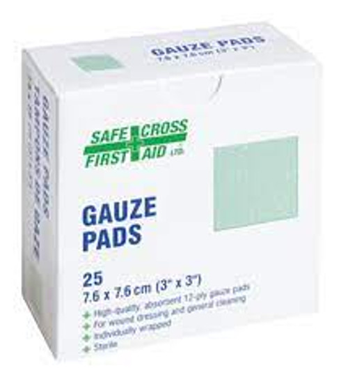 Gaze Tampon 4x4 Stérile Dispositif médical Classe 1 3222