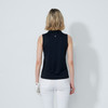 DS Peoria Black Sleeveless Polo Shirt F25