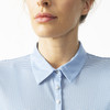 Carmela Pacific Blue Sleeveless Polo Shirt