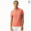 Peoria Coral Short Sleeve Polo Shirt