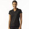 Anzio Black Cap Sleeve Polo Shirt