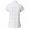 Marseille Marcelle White Cap Sleeve Polo Shirt