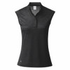 Ajaccio Black Sleeveless Polo Shirt