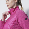 DS Tulip Pink Fleece Jacket With Mini Micro Front