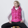 DS Tulip Pink High Collar Padded Vest