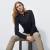 DS Black Long Sleeve Polo Shirt