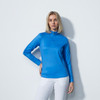 DS Cosmic Blue Midlayer Half Neck Long Sleeve Top