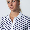 DS Navy White Stripe Short Sleeve Polo Shirt