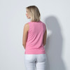 DS Peoria Pink Sky Sleeveless Polo Shirt