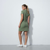 DS Ballina Khaki Green Cap Sleeve Dress