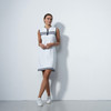 DS Awara White Knit Sleeveless Dress